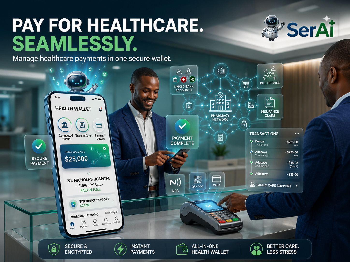 Health Wallet screen preview